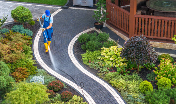 Pressure Washing Brick in Wimberley, TX